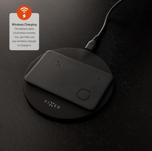 Actual product image Fixed FIXTAG-CARD-BK Bluetooth Tracker Black (Apple)