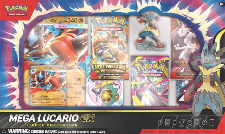 Actual product image Pokémon Mega Lucario ex Figure Collection (English, Box Set & Collection)