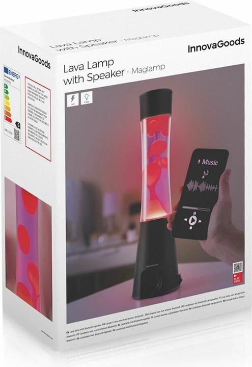 Produktbild InnovaGoods Lavalampe mit Lautsprecher Maglamp (E14)
