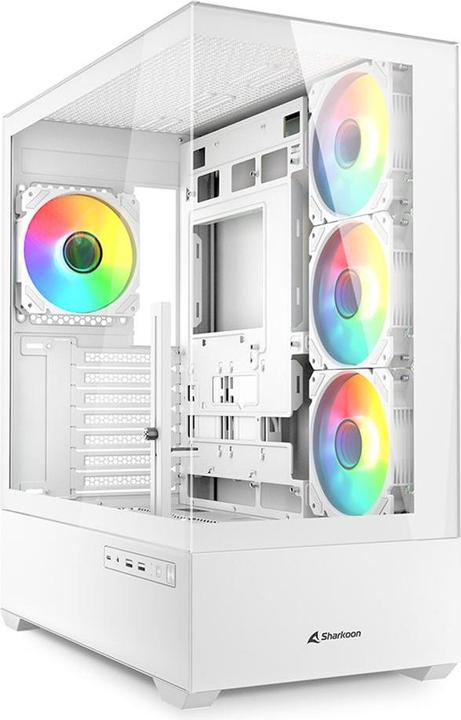 Produktbild Sharkoon AK6 RGB White ATX (weiss) (ATX, mATX, Mini-ATX)