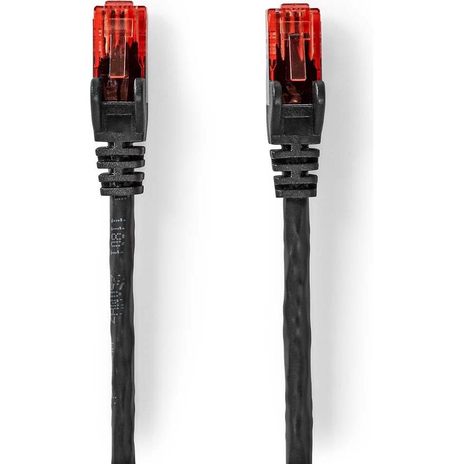 Nedis CAT6-Netzwerkkabel RJ45 Stecker RJ45 Stecker U/UTP 50.0 m Aussenbereich Rund PE (U/UTP, CAT6, 50 m), Netzwerkkabel