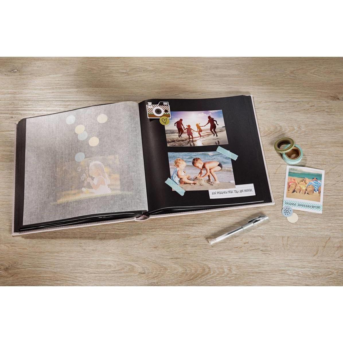 Thumbnail - Walther Design, Fotoalbum, Fun 30x30 100 schwarze S. Buchalbum FA308R (30 x 30 cm)