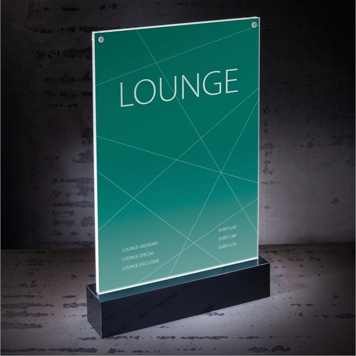 Actual product image Sigel LED table stand (A4)