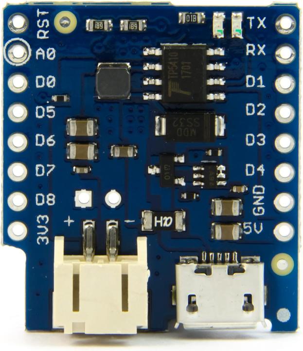 Image du produit Purecrea WeMos D1 Mini LIPO Batterie Shield V1.2.0