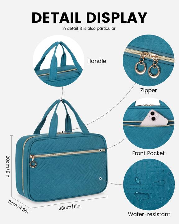 Produktbild Only-Bags.Store Kulturtasche Reise zum Aufhängen Kulturbeutel für Makeup, Toilettenartikel