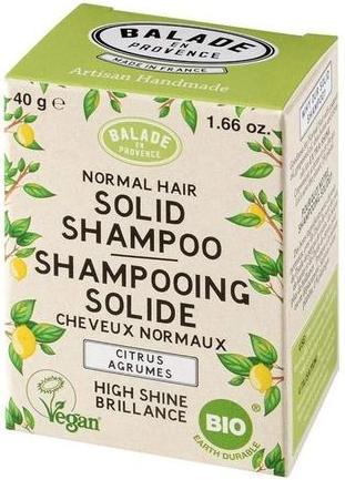 Immagine prodotto Balade en Provence Shampoo solido biologico per capelli normali al profumo di agrumi 40g (Shampoo solido)
