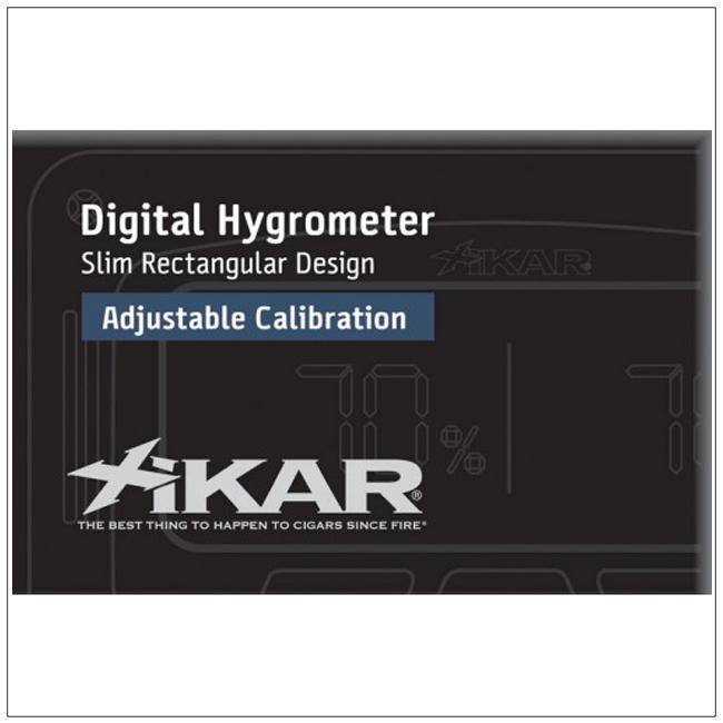 Actual product image Xikar Hygrometer 833XI rectangular