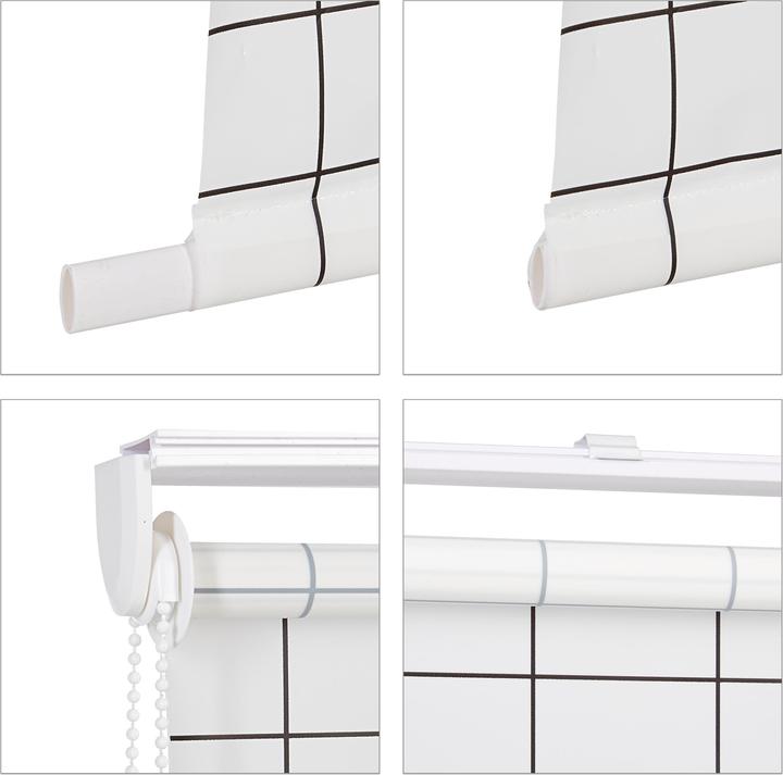 Immagine prodotto Relaxdays Tenda a rullo per doccia (120 x 4,5 x 245 cm)