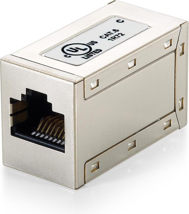 equip Connector RJ45 1:1 B/B for Cat.6 patch cable fully shielded Assignment 1:1 (Network coupling)