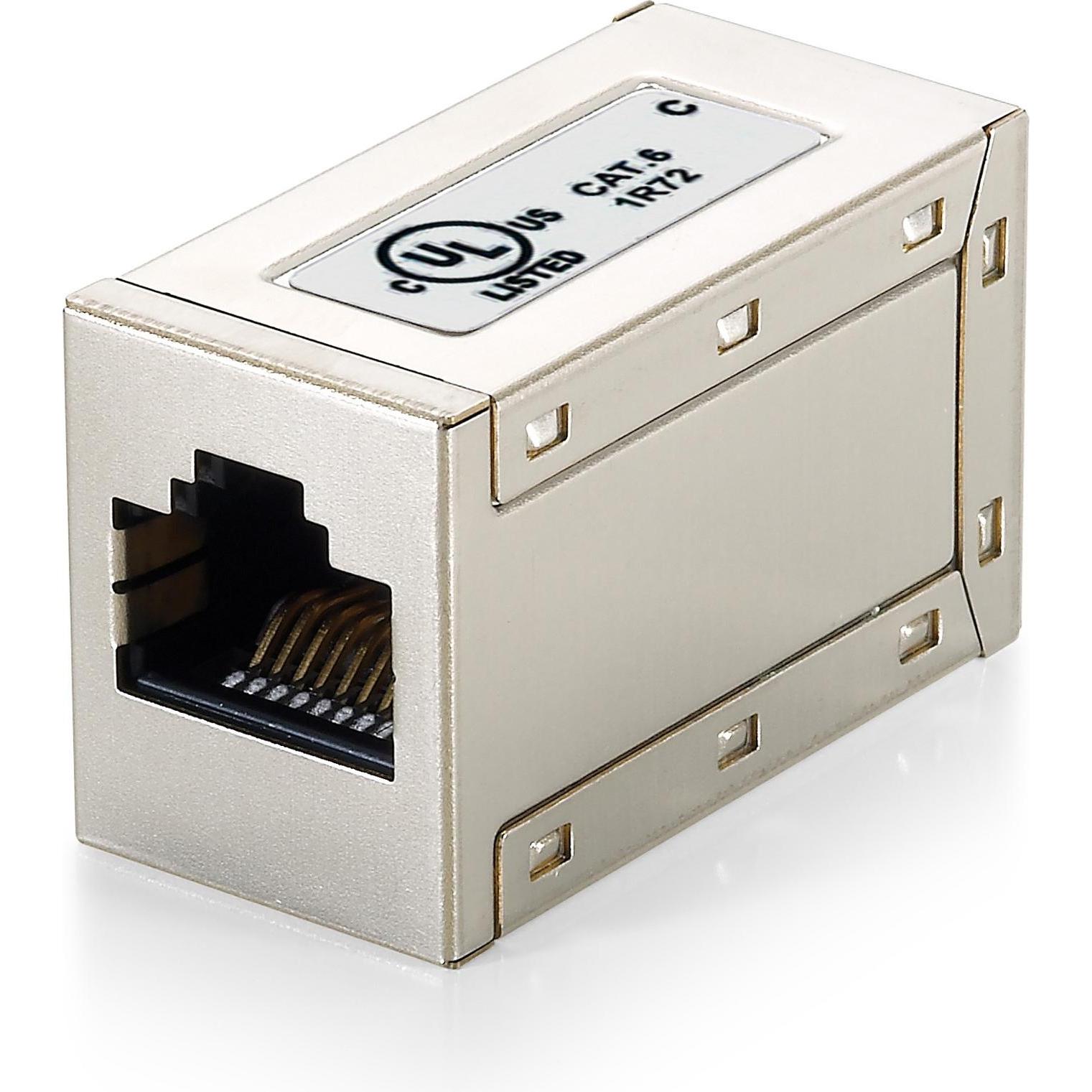 equip Verbinder RJ45 1:1 B/B fuer Cat.6 Patchkabel vollgeschirmt Belegung 1:1 (Netzwerk Kupplung), Netzwerk Zubehör