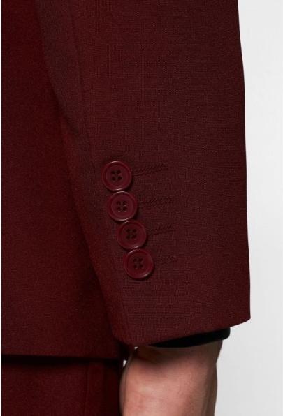 Actual product image OppoSuits Blazing Burgundy (52)