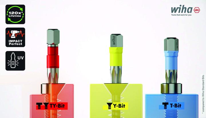 Actual product image Wiha Bit Set BitBuddy TYBit Pozidriv TORX in Box (Hexagon socket TX)