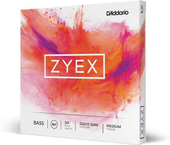 Image du produit D'Addario Zyex DZ610 3/4M (4 x, Contrebasse)