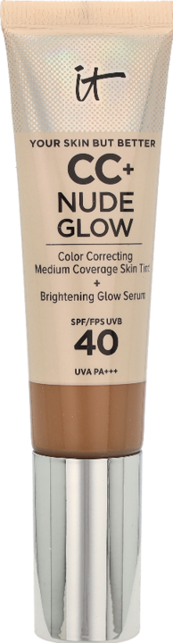Actual product image It Cosmetics CC+ Nude Glow Correct. Illum. Foundation SPF40 (Neutral Tan)