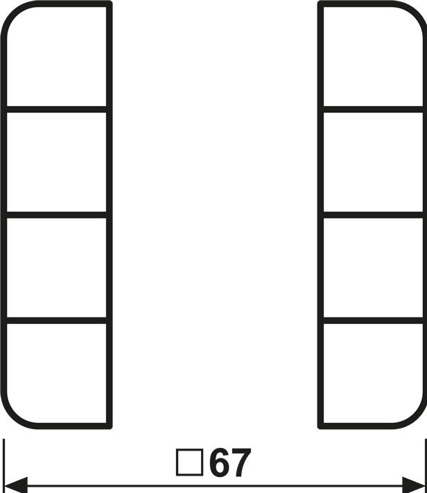 Actual product image JUNG Key 4t Switch CD lgr mt CD504TSALG