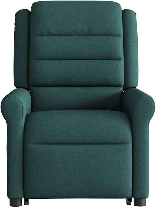 Immagine prodotto VidaXL Poltrona massaggiante con ausilio stand-up in tessuto verde scuro