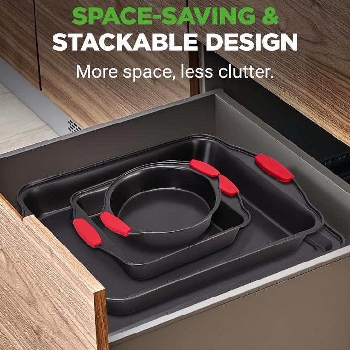 Produktbild Nutrichef 8-teiliges Antihaft-Backformen-Set