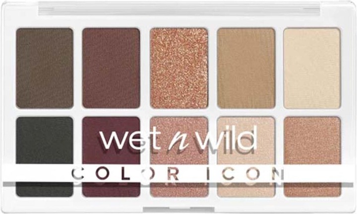 Actual product image Wet n Wild 10 Pan Shadow Palette 1114073E (Nude Awakening)