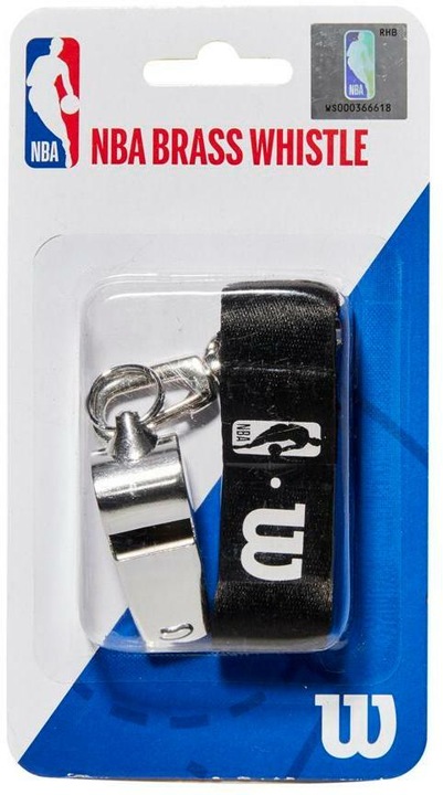 Actual product image Wilson Nba Brass Whistle With Lanyard