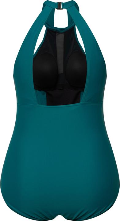 Produktbild Ulla Popken Badeanzug, Neckholder, Softcups, Mesh-Einsatz (54)