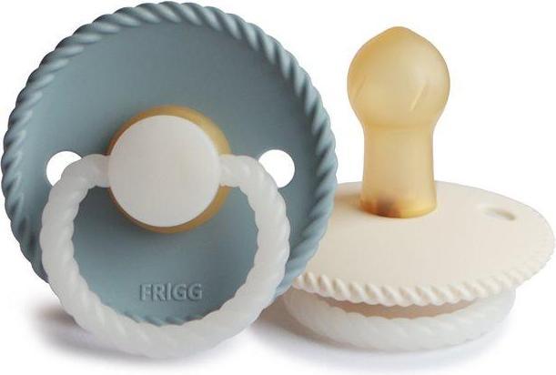 Produktbild Frigg 2Pack Latex Schnuller Rope Stone Stone Night 6-18 M (2 x, ab 18 Monaten)