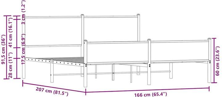 Image du produit vidaXL Bettgestell (160 x 200 cm)