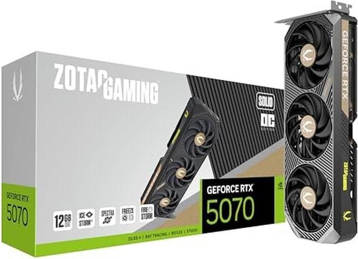 Produktbild Zotac GeForce RTX 5070 Solid OC (12 GB, GDDR7)