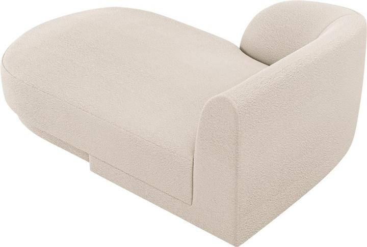 Actual product image Micadoni Boucle Chaise Longue Left, "Miley", 2 Seats, 156x90x70Made in Europe (Recamiere)