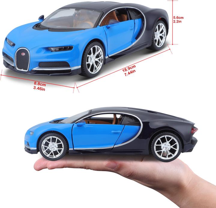 Actual product image Maisto 1:24 Model Car Bugatti Chiron