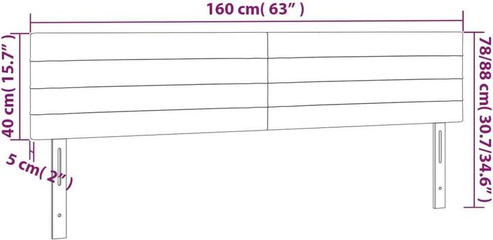 Immagine prodotto VidaXL Detana (160 x 5 x 88 cm)