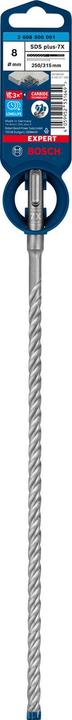 Produktbild Bosch Professional Zubehör EXPERT SDS plus-7X Hammerbohrer, 8 x 250 x 315 mm (8 mm)