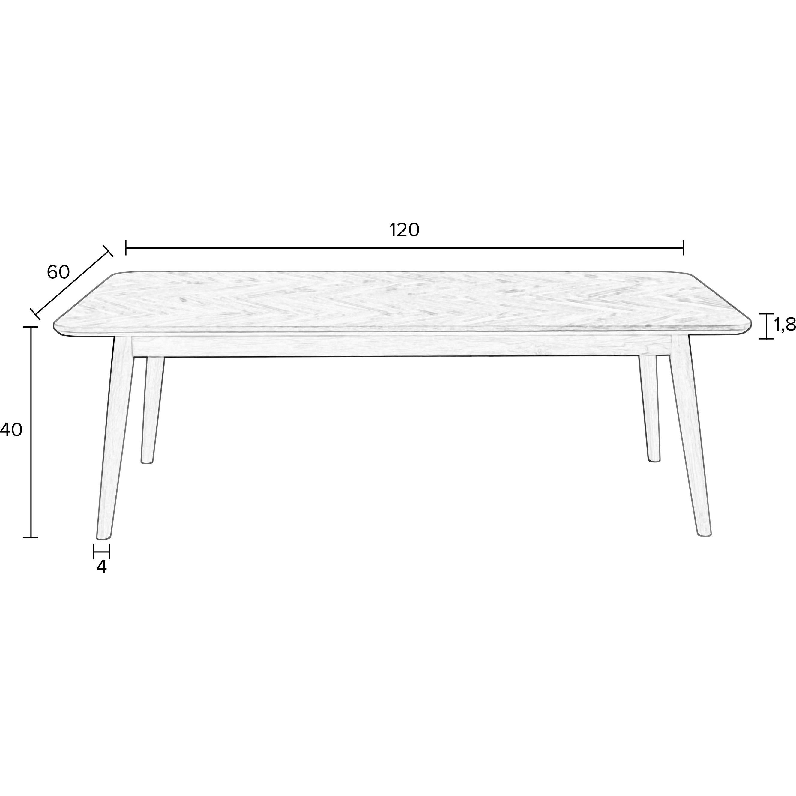 Thumbnail - Zuiver, Couchtisch + Beistelltisch, Table (60 x 120 x 40 cm)