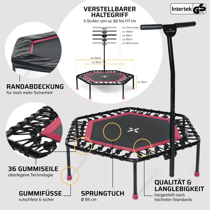 Produktbild Sportplus Fitness Trampolin (126 cm)