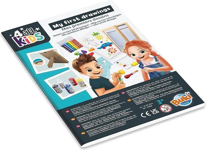 Actual product image Buki MEINE ERESTE ZEICHNUNGEN (FR-DE-IT-EN-ES-NL)