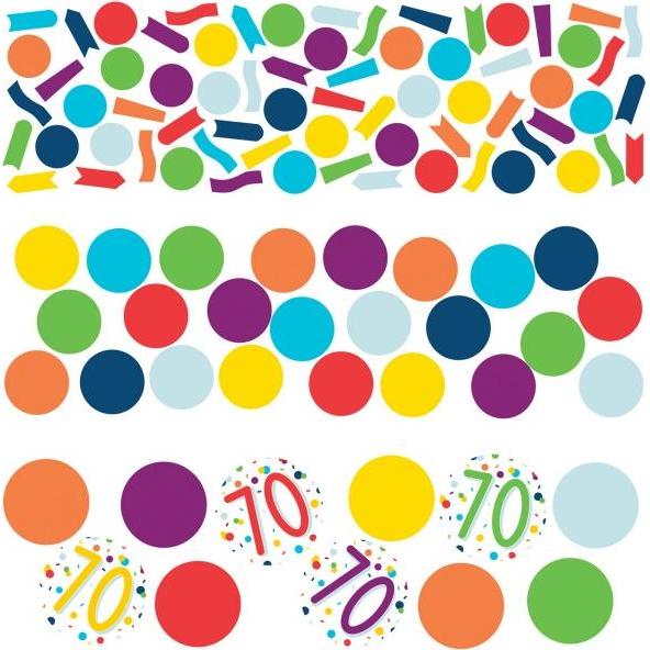 Magni konfetti 70 Confetti Birthday 34 Gramm Papier