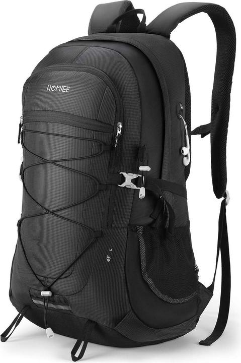 Actual product image Homiee Hiking Backpack (45L, Black) (45 l)