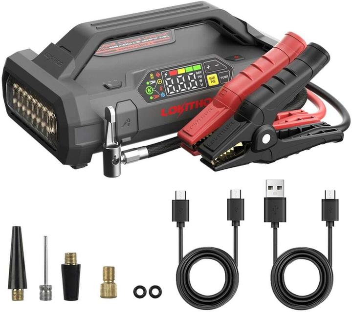 Lokithor Starterbatterie LiPo 12 V 74.37 Wh 2500A (2500 A, 6200 mAh)