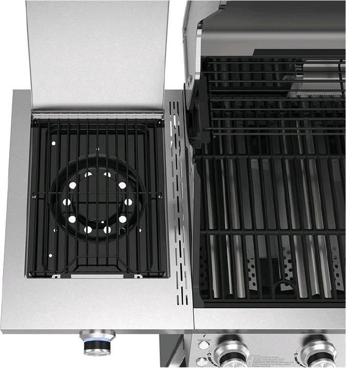 Image du produit Mr. Grill Gasgrill Expert 6 Brenner + Seitenbrenner Edelstahl (25 kW)