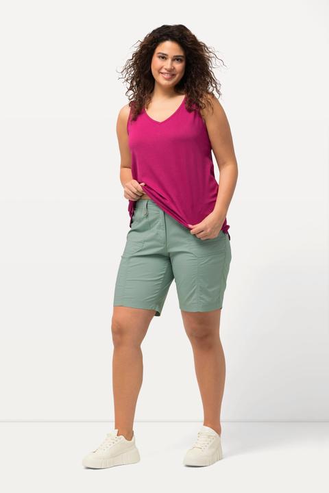 Produktbild Ulla Popken Cargo-Bermuda, Komfortbund, 4-Pocket-Schnitt (58)