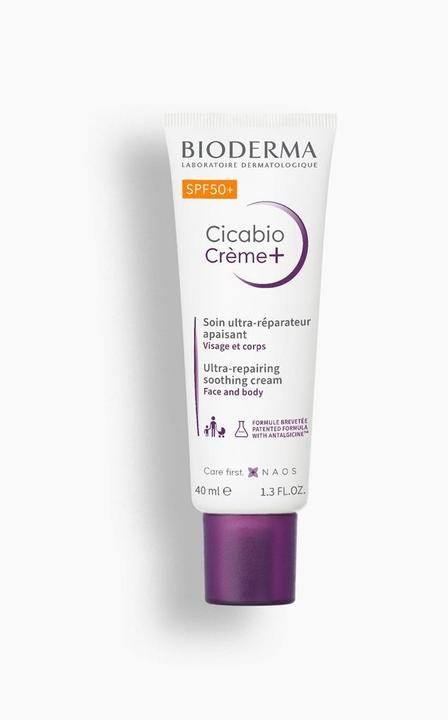 Image du produit Bioderma Crème Hydratante Solaire Cicabio Crème+ SPF50+ - 40 ml (Crème solaire, SPF 50, 40 ml)