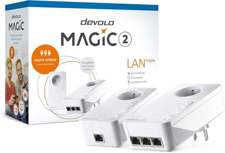 Produktbild Devolo Magic 2 LAN triple Starter Kit (2400 Mbit/s)