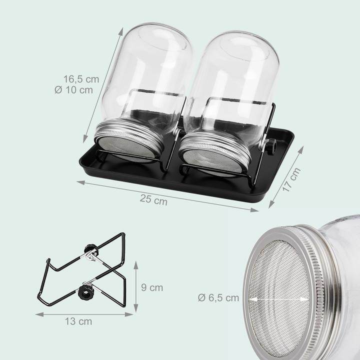 Actual product image Relaxdays Sprout glass