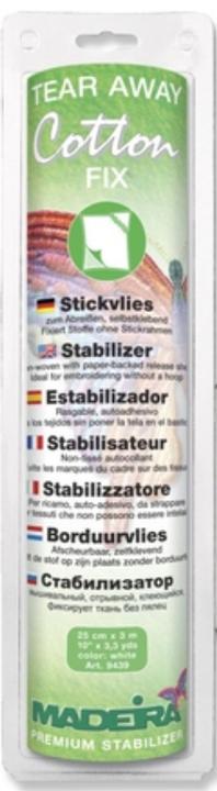 Immagine prodotto Madeira Stickflies Tear Aways Cotton Fix