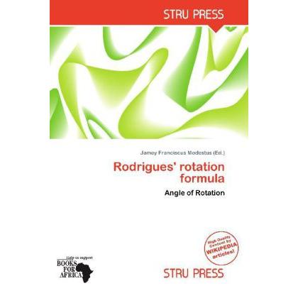 Rodrigues' rotation formula, Fachbücher