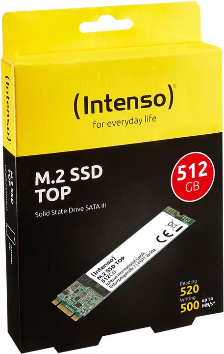 Image du produit Intenso une performance de haut niveau (512 Go, M.2 2280)