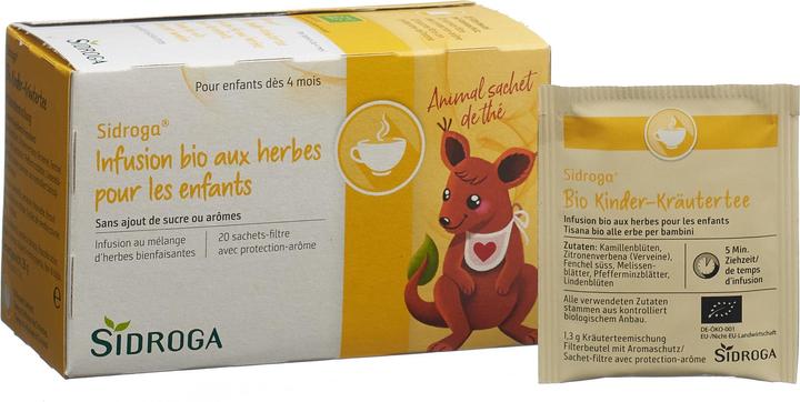 Produktbild Sidroga Bio Kinder Kräutertee Beutel (26 g)