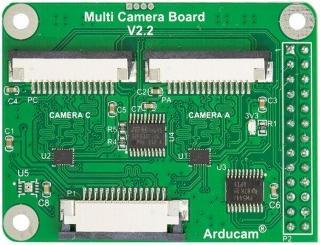 Image du produit Arducam Module adaptateur multi-caméras (Accommodez jusqu'à quatre caméras Raspberry Pi 5MP ou 8MP)