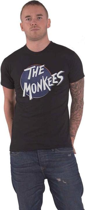 Actual product image The Monkees Unisex Adult Dotted Logo T-Shirt (XL)