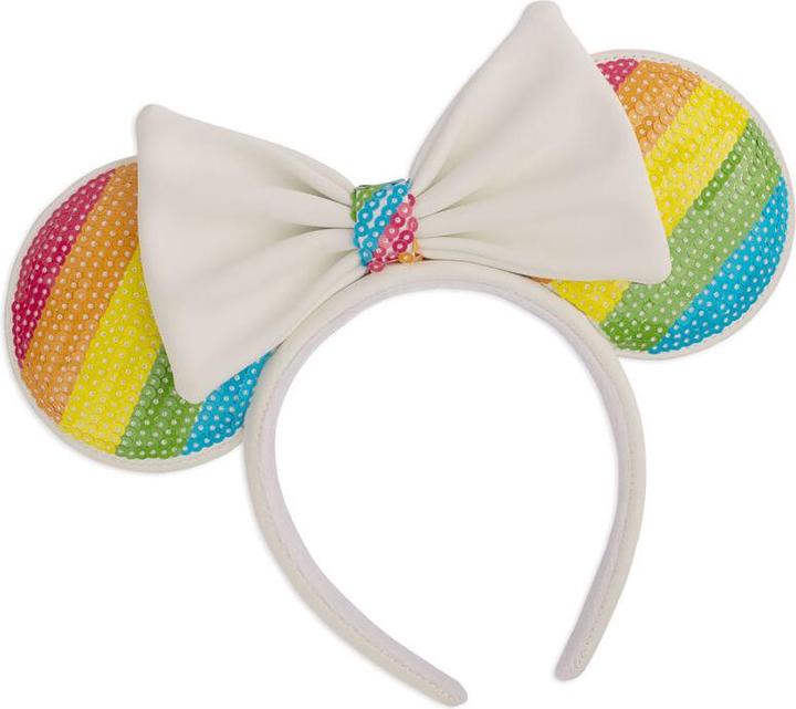 Actual product image Loungefly Disney Minnie Rainbow headband