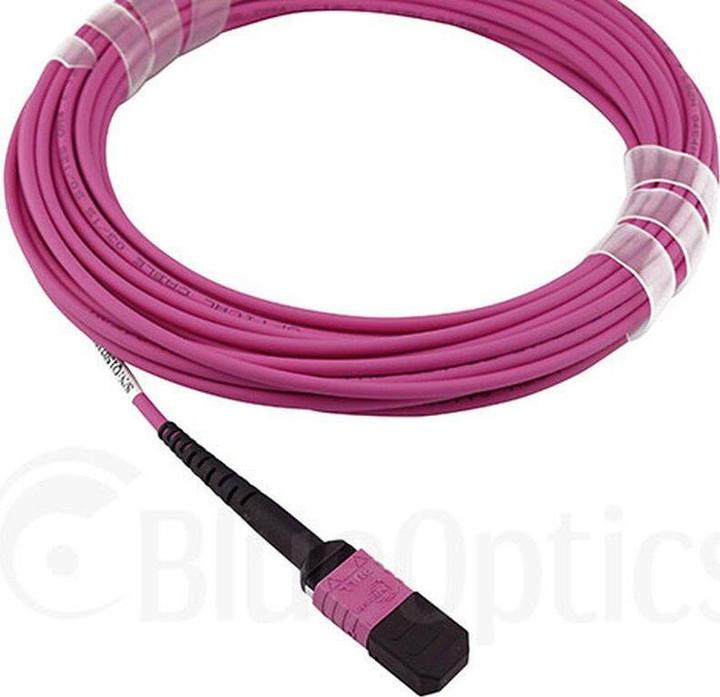 Image du produit BlueOptics Câble de brassage PremierFlex K2Q47A compatible MPO-4xLC OM4 15 mètres (U/FTP, CAT6e, 15 m)